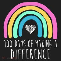 100 Days Of Making A Difference 100th Day Of School Beanie thumb 2