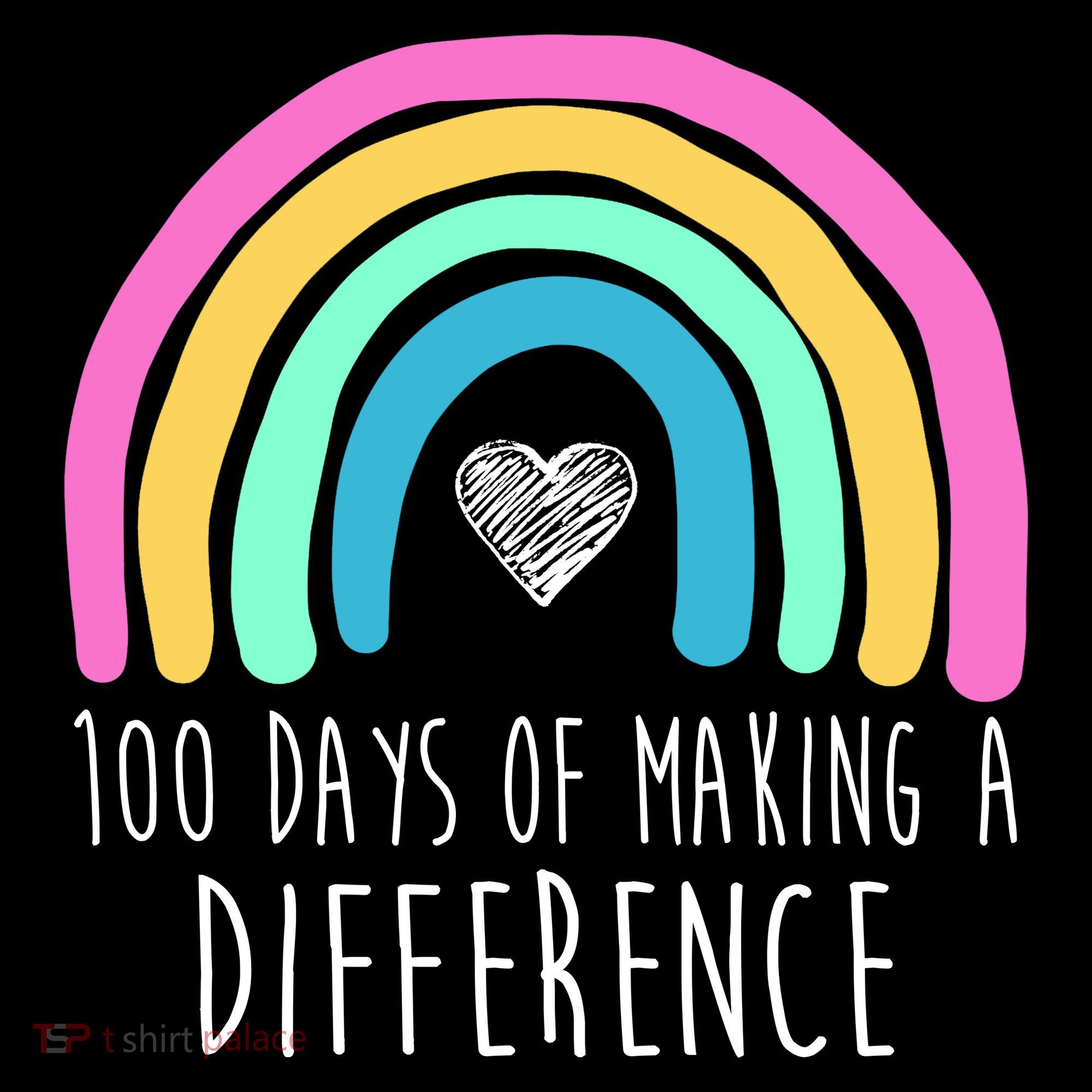 100 Days Of Making A Difference 100th Day Of School Women's Hoodie