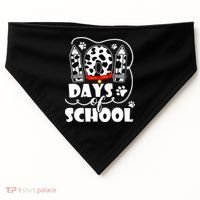 101 Days Of School Dalmatian Logo USA-Made Doggie Bandana thumb 0