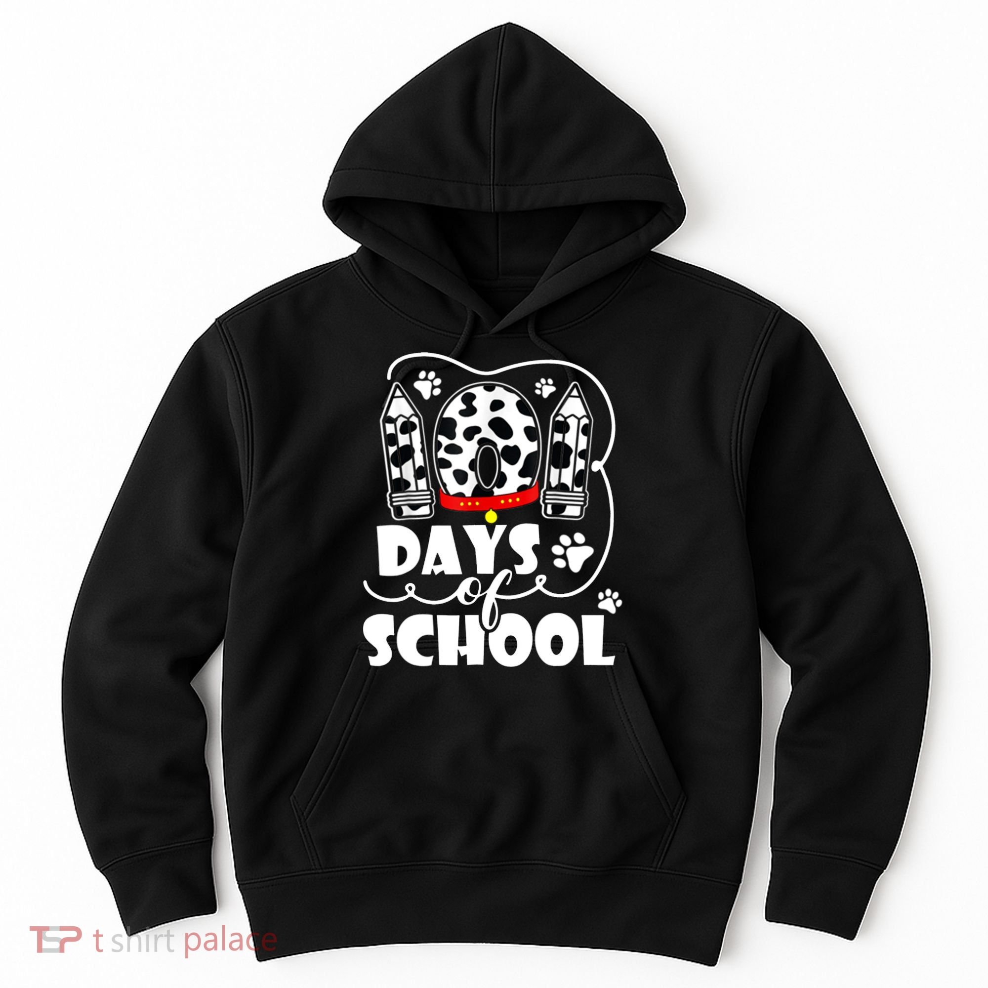 101 Days Of School Dalmatian Logo Hoodie