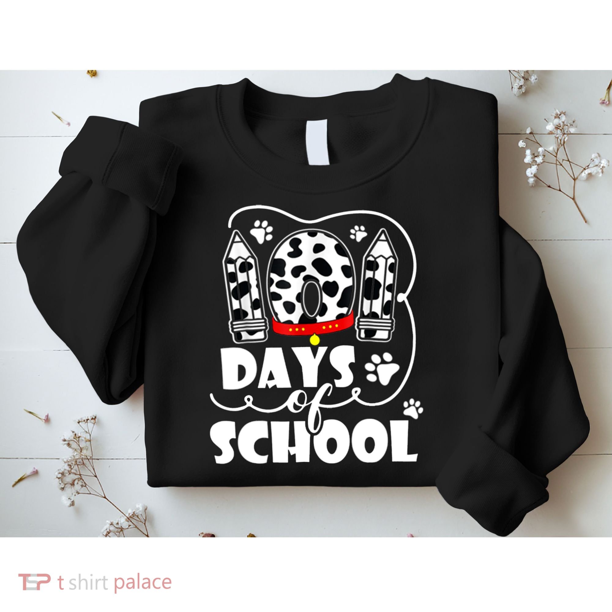 101 Days Of School Dalmatian Logo Sweatshirt