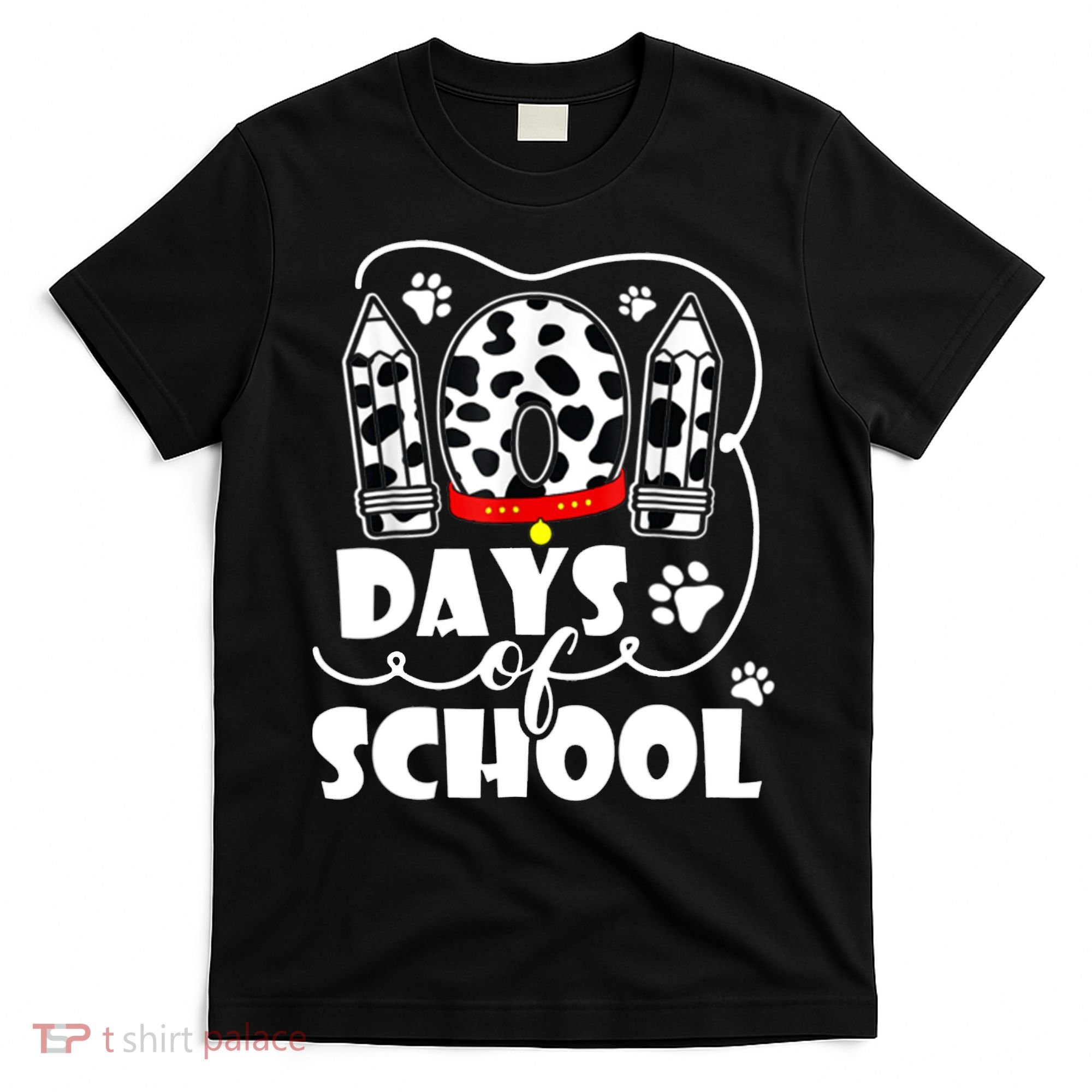 101 Days Of School Dalmatian Logo T-Shirt
