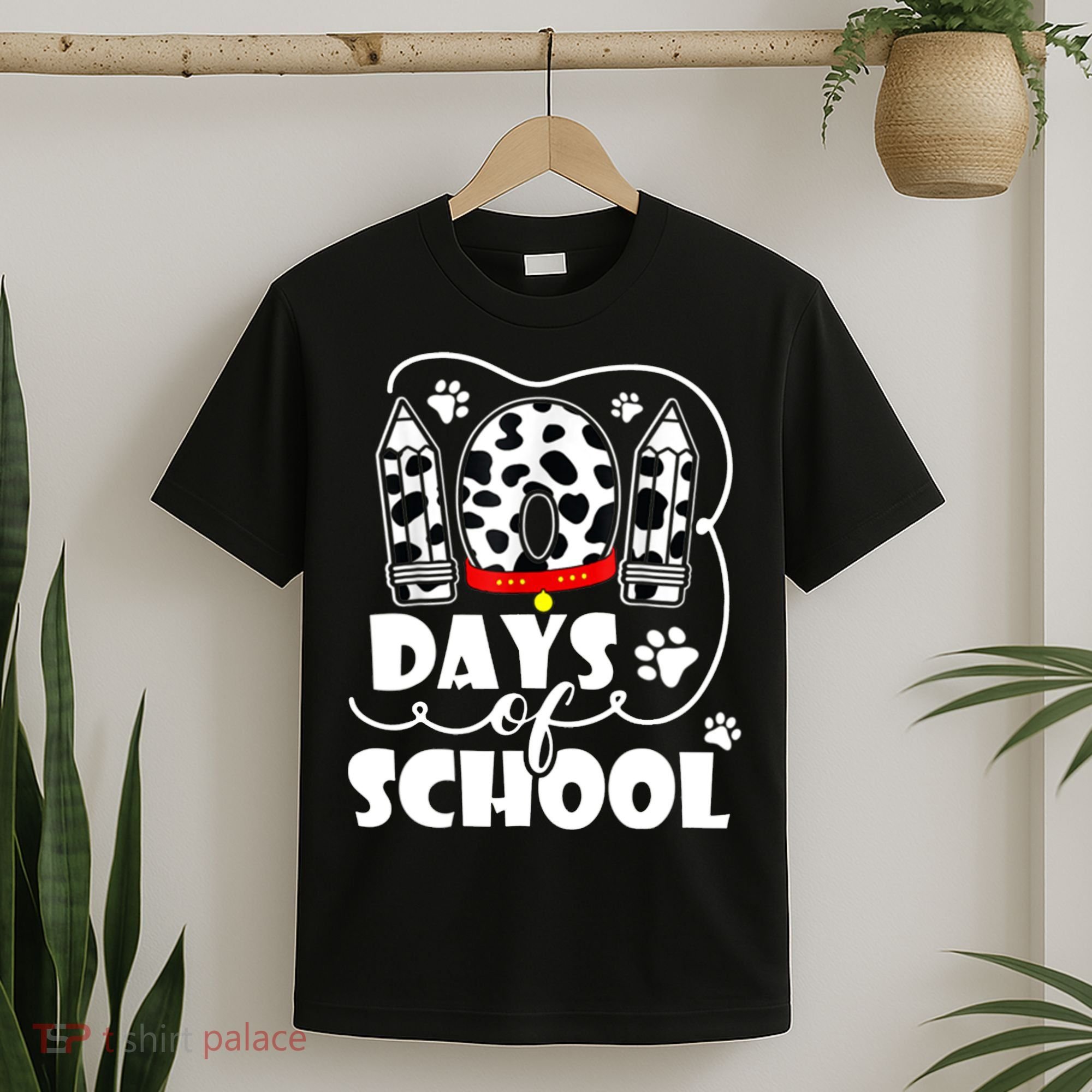 101 Days Of School Dalmatian Logo T-Shirt