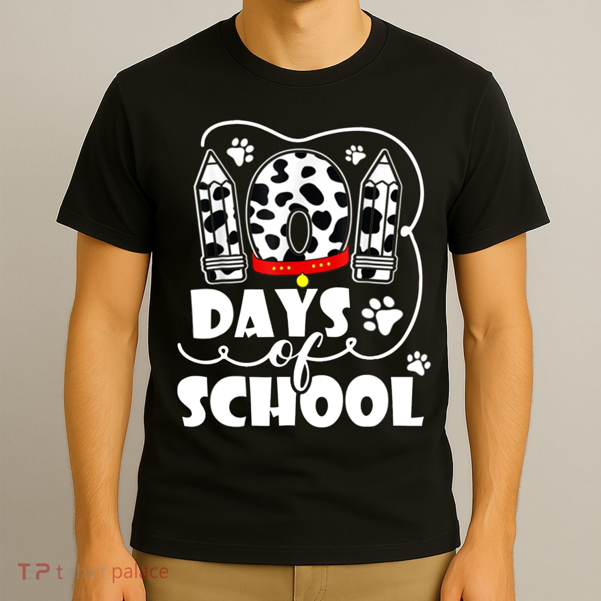 101 Days Of School Dalmatian Logo T-Shirt