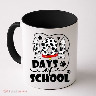 101 Days Of School Dalmatian Logo Coffee Mug