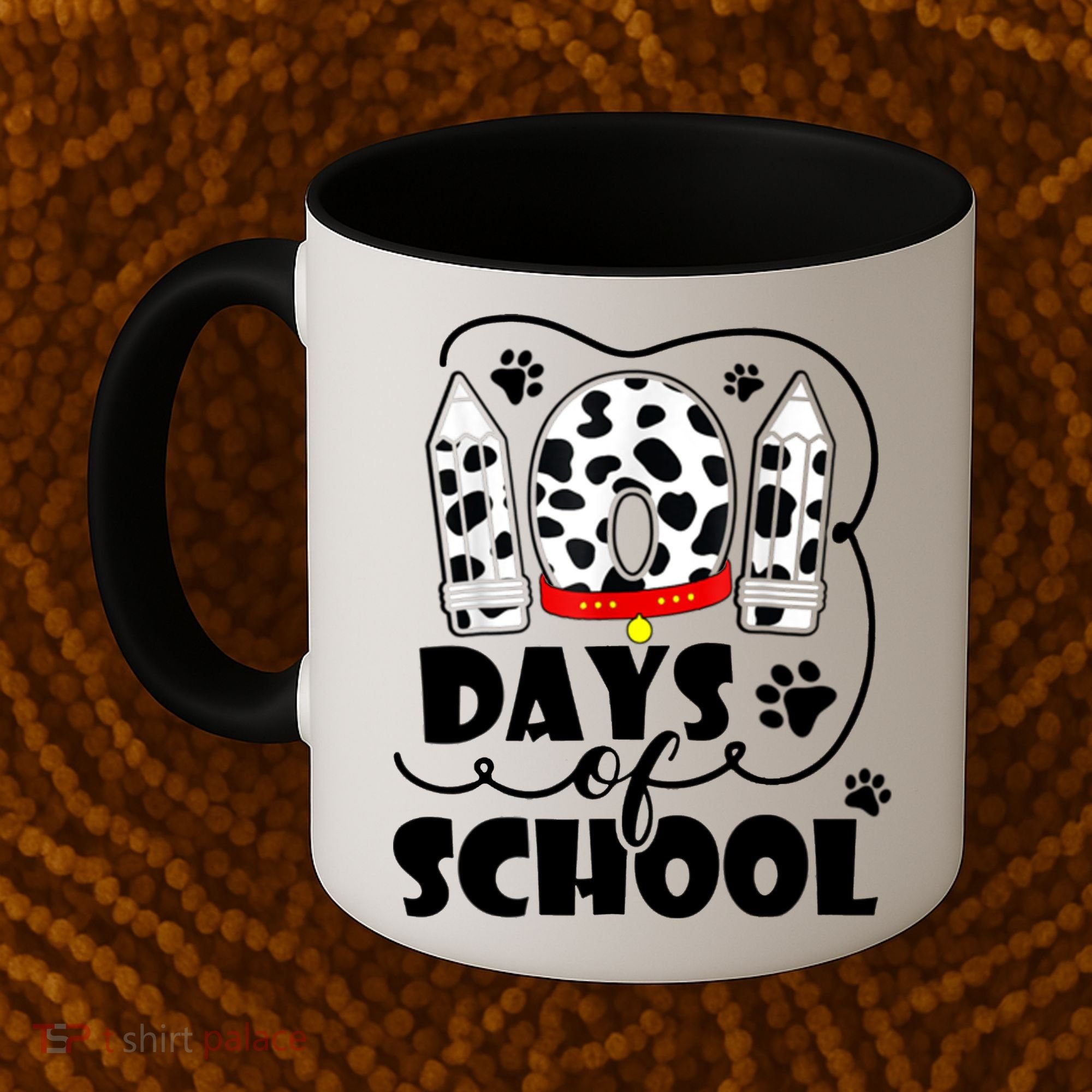 101 Days Of School Dalmatian Logo Coffee Mug