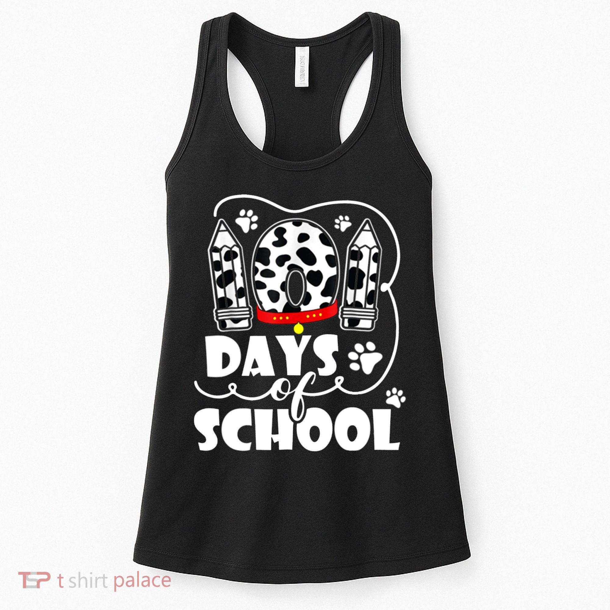 101 Days Of School Dalmatian Logo Women's Tank Top