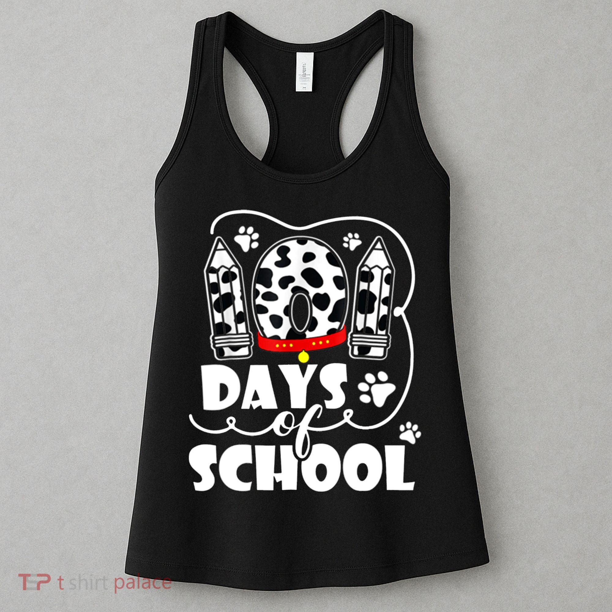 101 Days Of School Dalmatian Logo Women's Tank Top