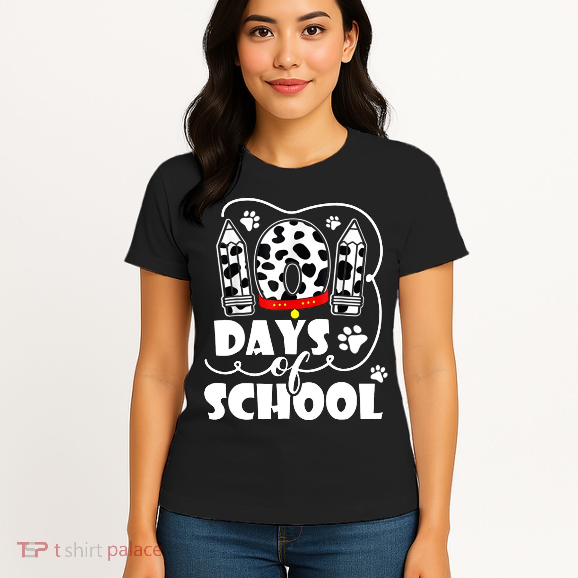 101 Days Of School Dalmatian Logo Women's T-Shirt