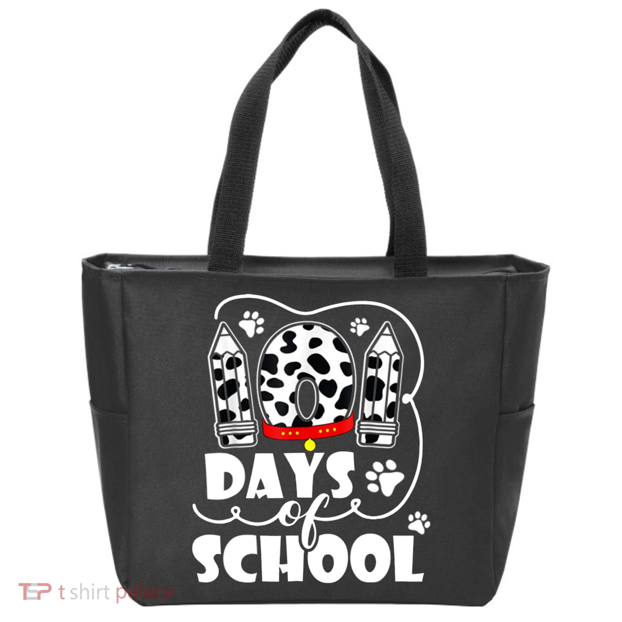 101 Days Of School Dalmatian Logo Tote Bag