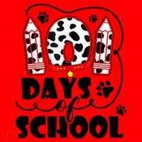 101 Days Of School Dalmatian Logo Santa Hat thumb 1