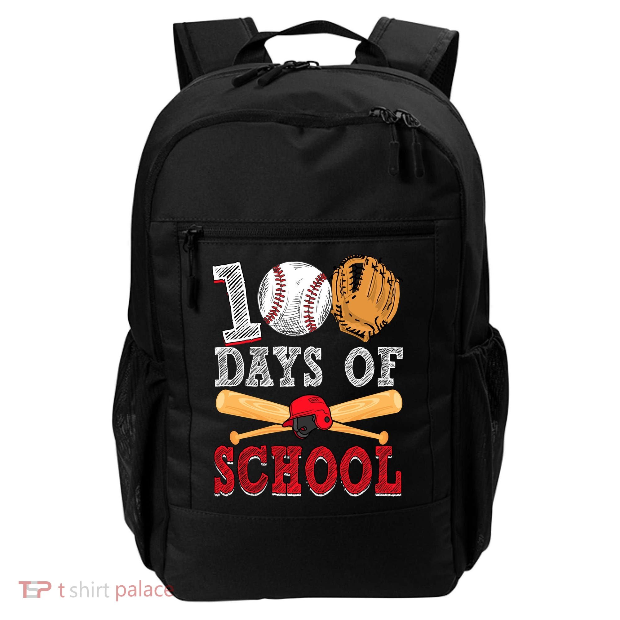 100 Days Of School Baseball Lover Backpack