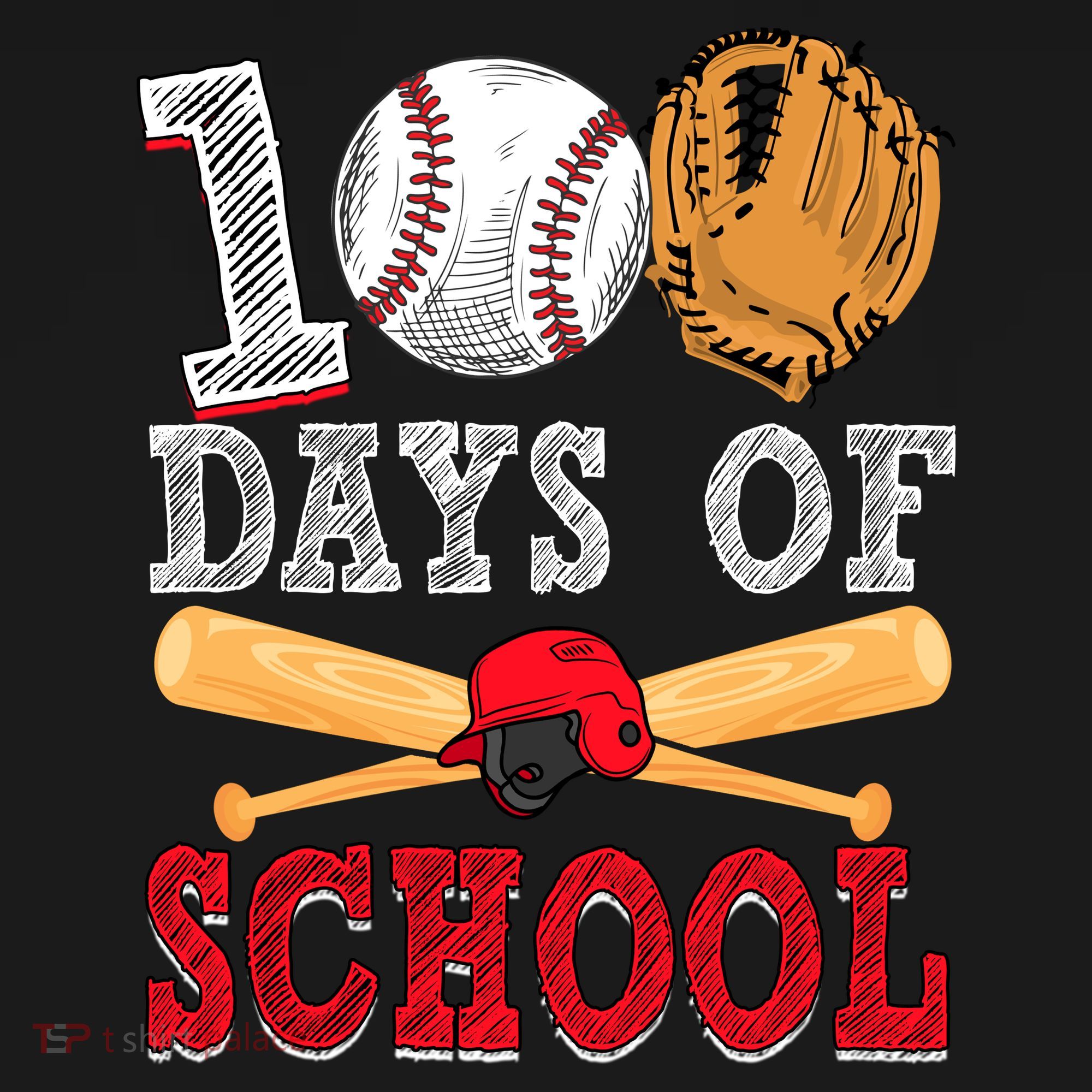 100 Days Of School Baseball Lover Bucket Hat