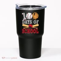 100 Days Of School Baseball Lover Tumbler thumb 0