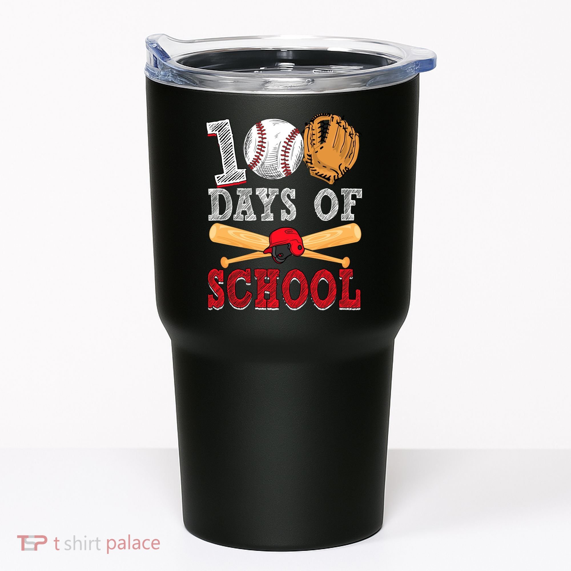 100 Days Of School Baseball Lover Tumbler