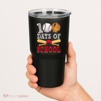 100 Days Of School Baseball Lover Tumbler thumb 2