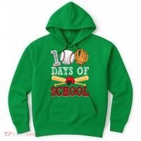 100 Days Of School Baseball Lover Hoodie thumb 0