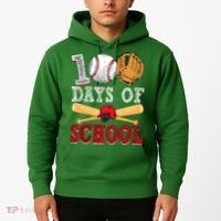 100 Days Of School Baseball Lover Hoodie thumb 2