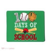 100 Days Of School Baseball Lover Mousepad thumb 0