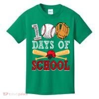 100 Days Of School Baseball Lover Kids T-Shirt thumb 0