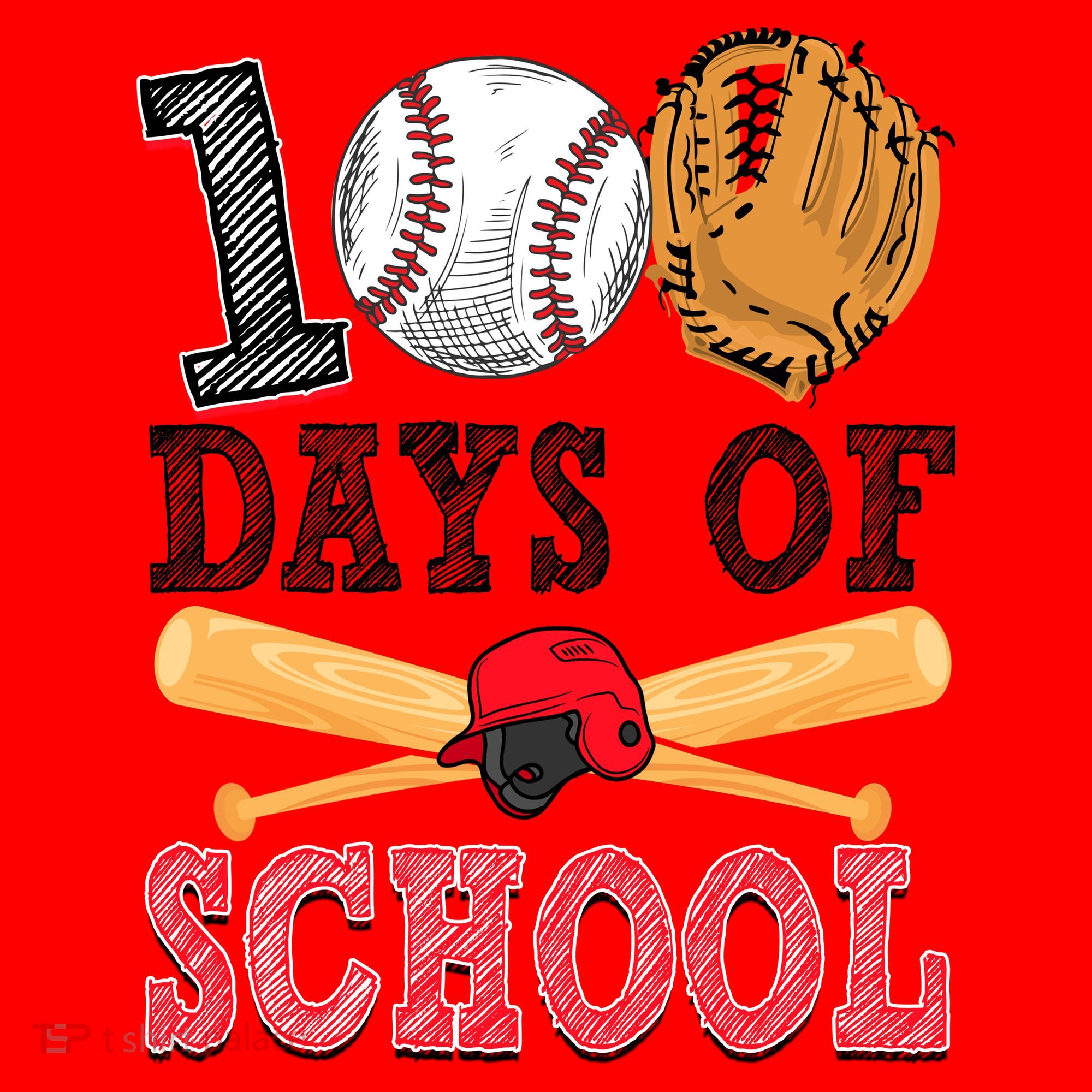 100 Days Of School Baseball Lover Santa Hat