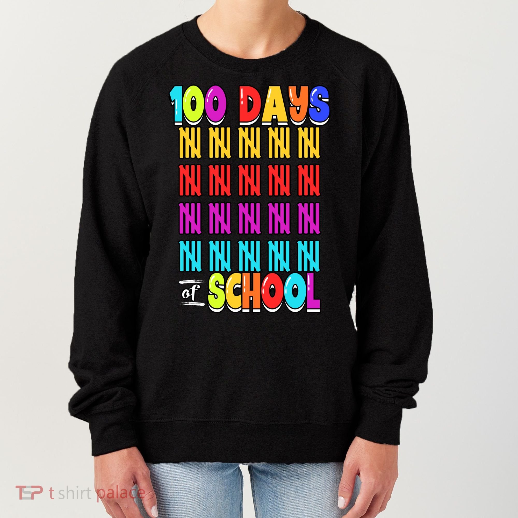 100 Days Of School Costume 100th Day Cool Gift Women's Sweatshirt