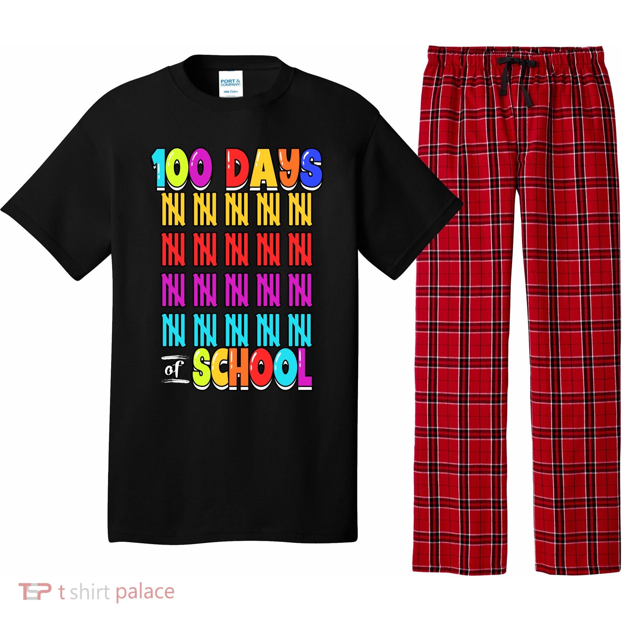 100 Days Of School Costume 100th Day Cool Gift Pajama Set