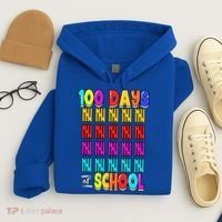 100 Days Of School Costume 100th Day Cool Gift Hoodie thumb 4