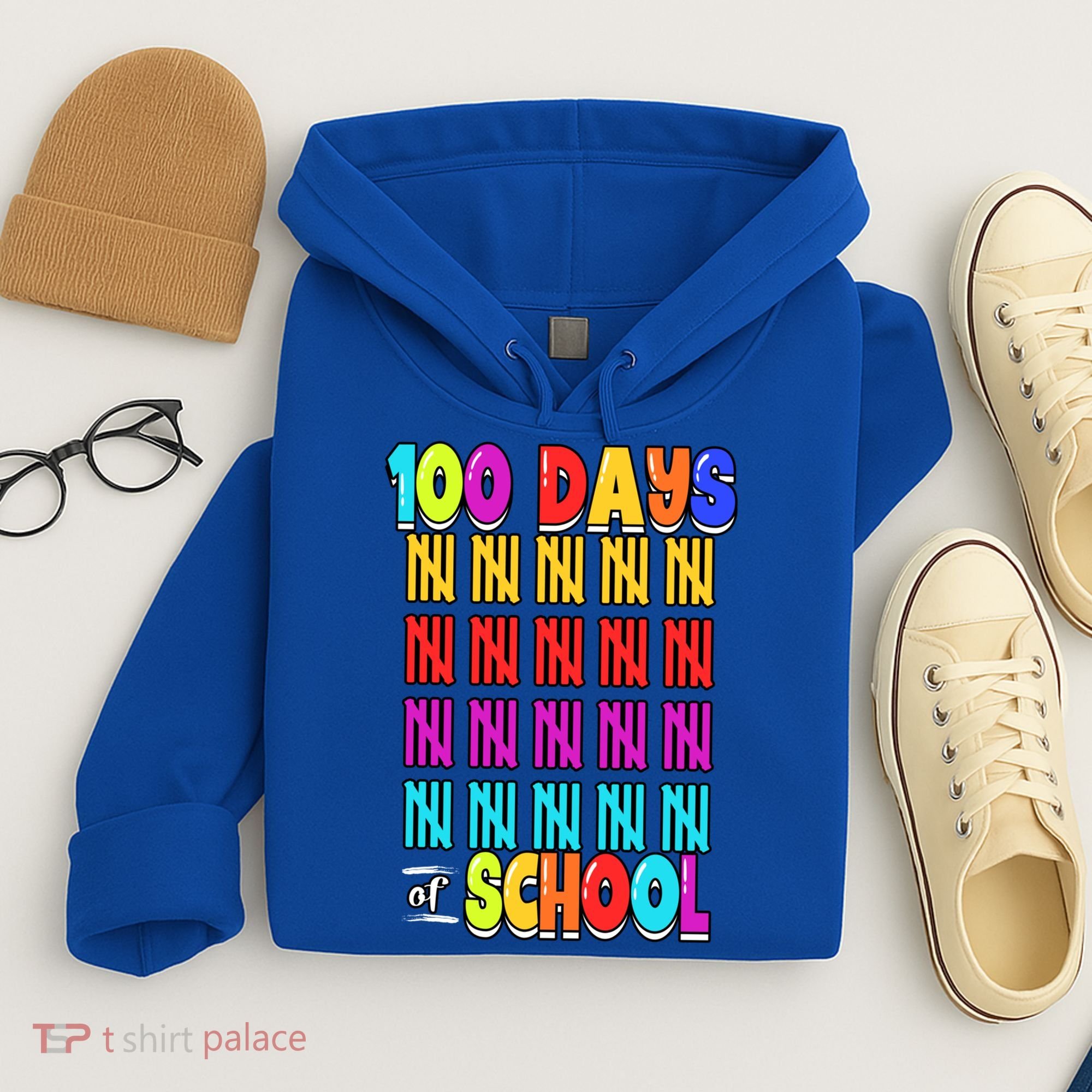 100 Days Of School Costume 100th Day Cool Gift Hoodie