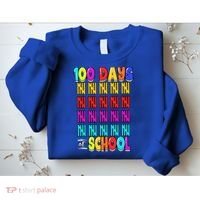 100 Days Of School Costume 100th Day Cool Gift Sweatshirt thumb 2