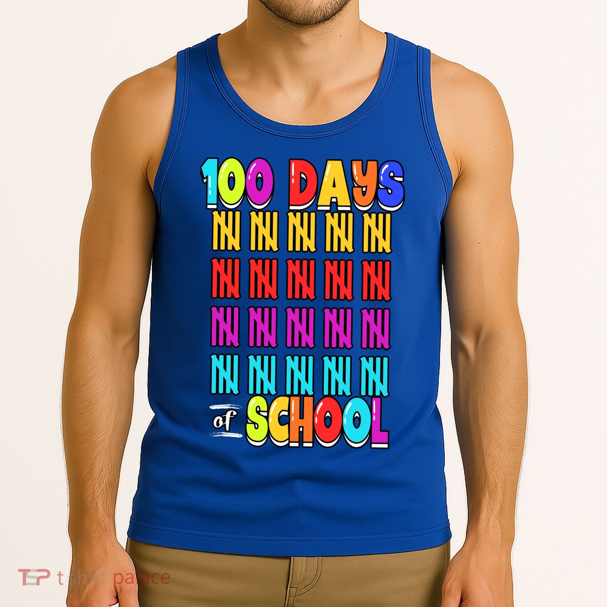 100 Days Of School Costume 100th Day Cool Gift Tank Top