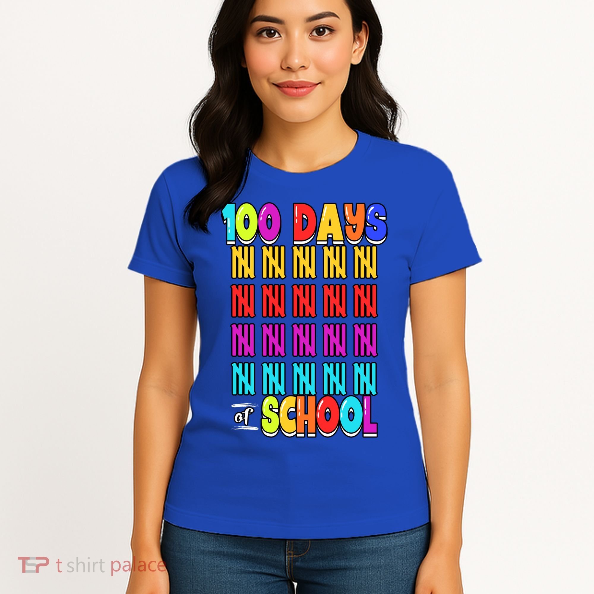 100 Days Of School Costume 100th Day Cool Gift Women's T-Shirt
