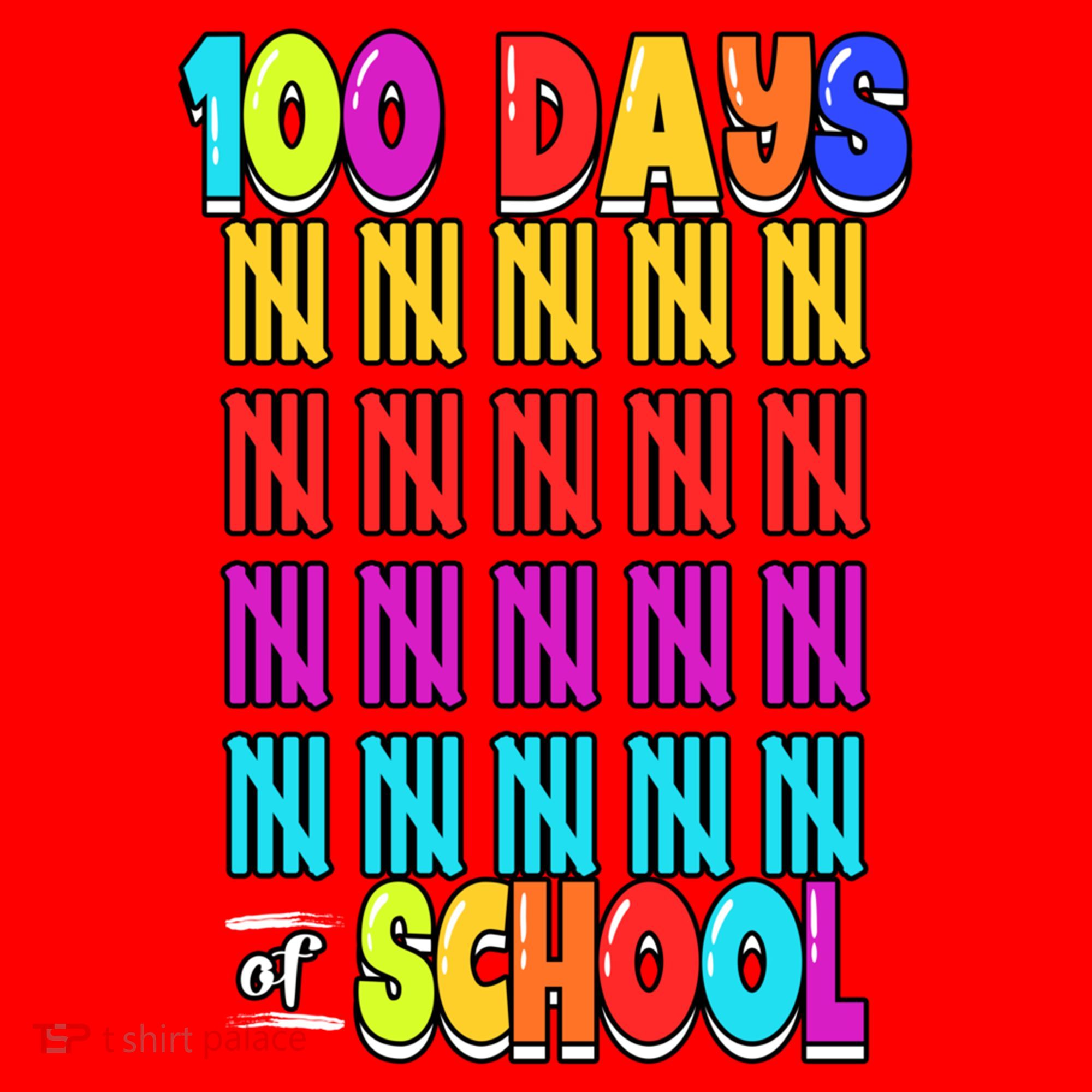 100 Days Of School Costume 100th Day Cool Gift Santa Hat