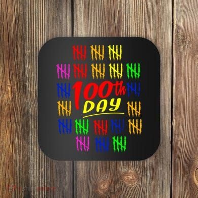 100 Days Of School Coaster