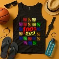 100 Days Of School Tank Top thumb 4