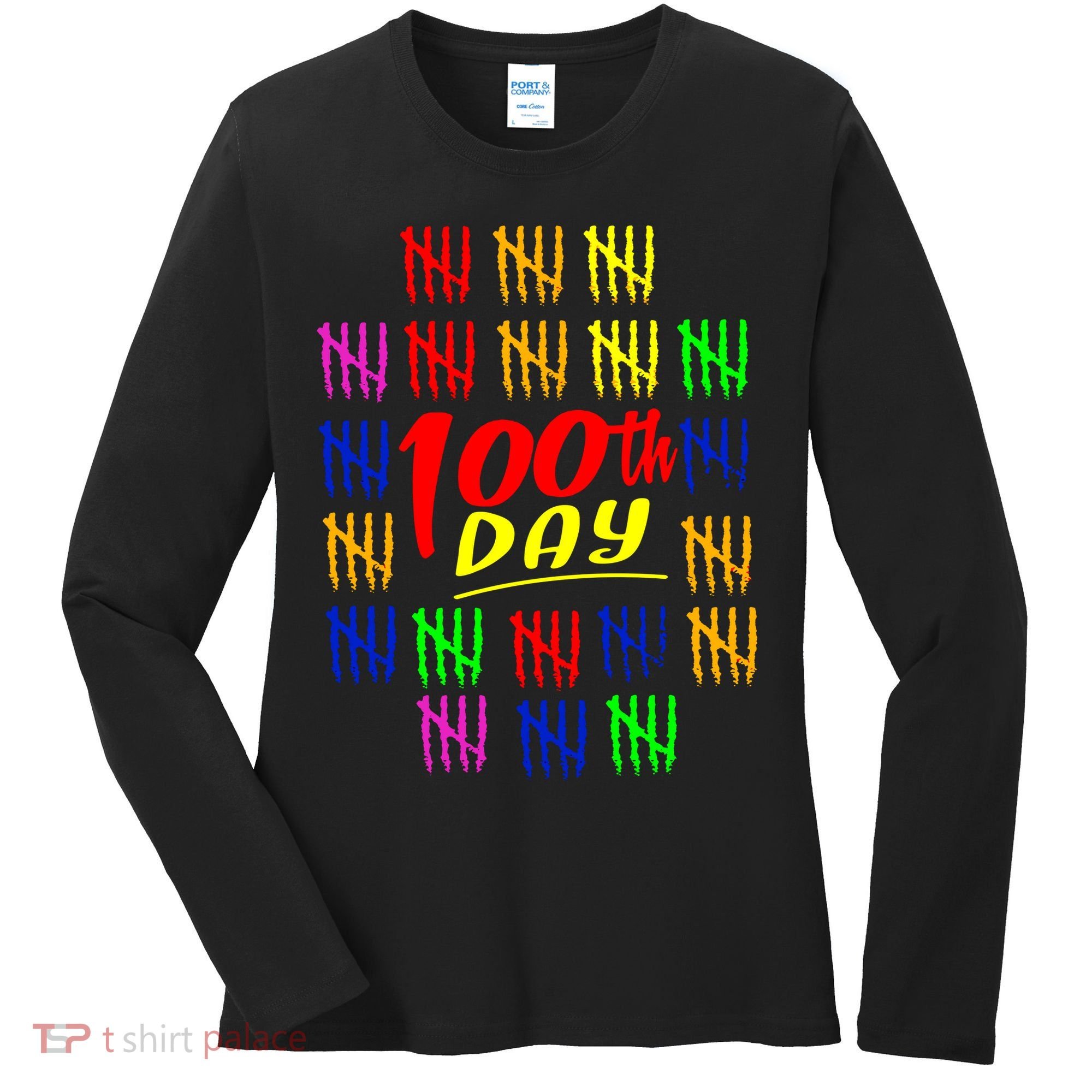 100 Days Of School Women's Long Sleeve Shirt