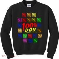 100 Days Of School Kids Sweatshirt thumb 0