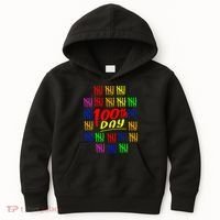 100 Days Of School Kids Hoodie thumb 0