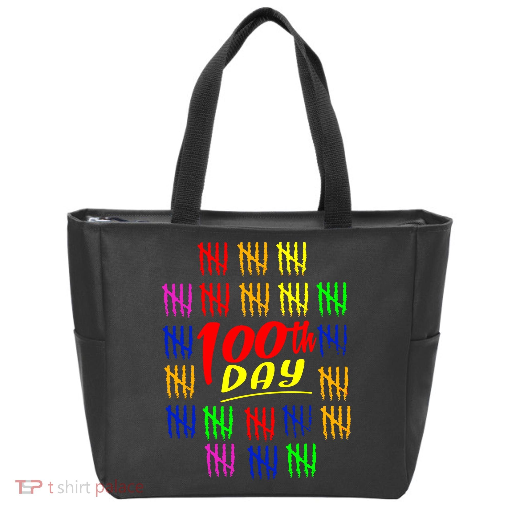 100 Days Of School Tote Bag