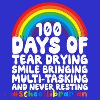 100 Days Of School Smile Bringing School Librarian Great Gift Hoodie thumb 7