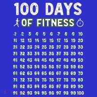 100 Days Of Fitness Healthy Lifestyle Funny Gift T-Shirt thumb 7