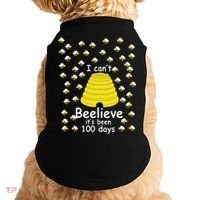 100th Day Of School bees I Can't Beelieve It's Been 100 Days Doggie Tank thumb 0