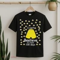 100th Day Of School bees I Can't Beelieve It's Been 100 Days T-Shirt thumb 2