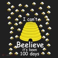100th Day Of School bees I Can't Beelieve It's Been 100 Days Beanie thumb 2
