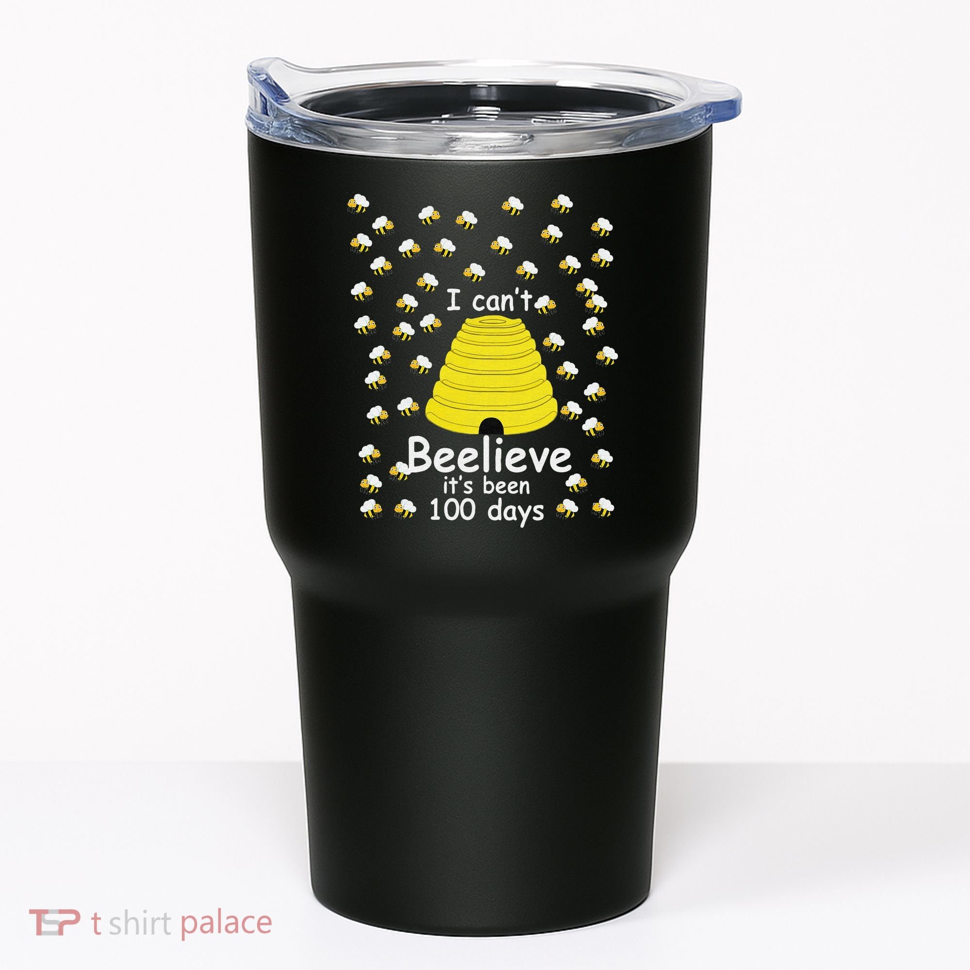 100th Day Of School bees I Can't Beelieve It's Been 100 Days Tumbler