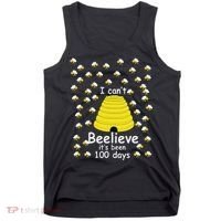 100th Day Of School bees I Can't Beelieve It's Been 100 Days Tank Top thumb 0