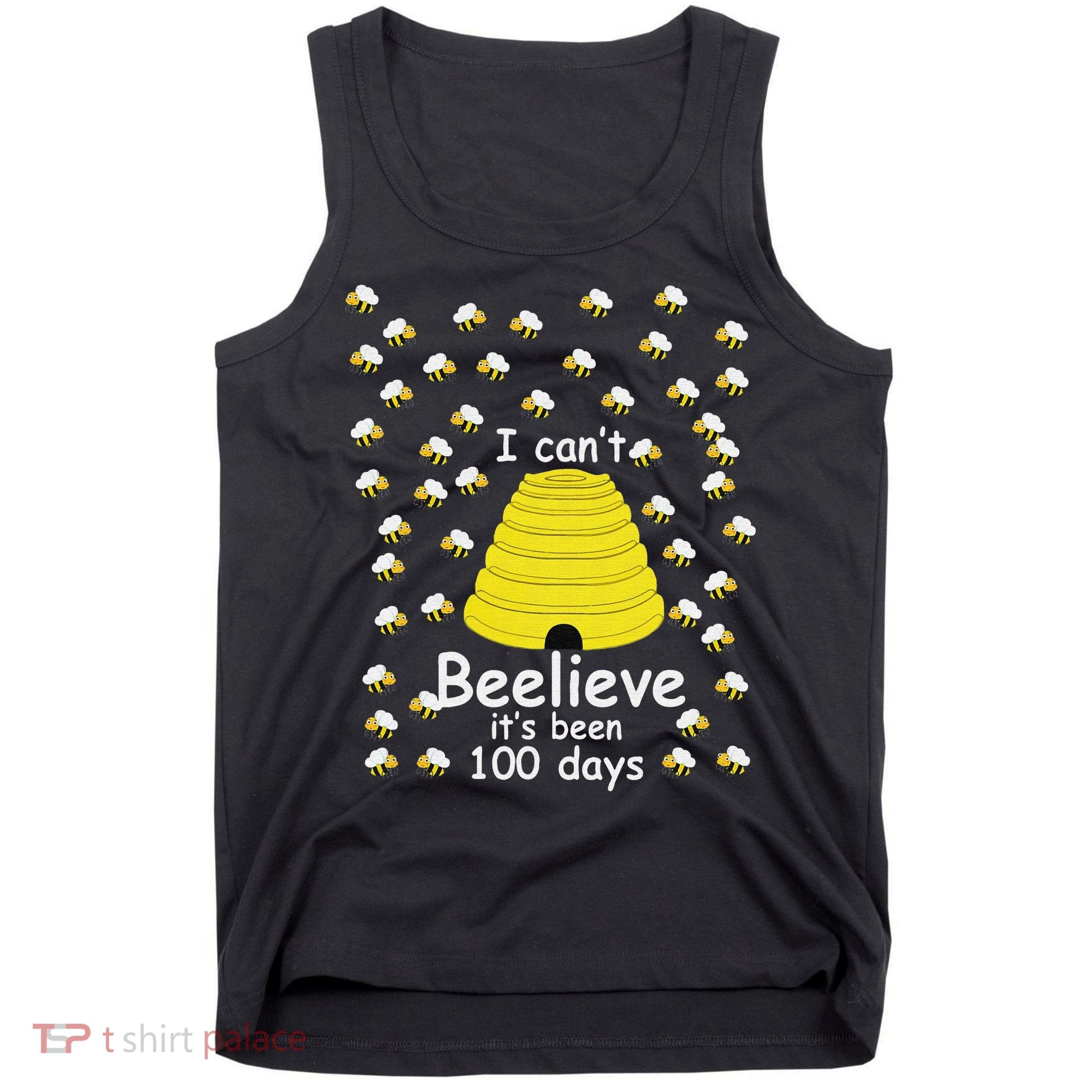 100th Day Of School bees I Can't Beelieve It's Been 100 Days Tank Top