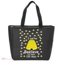 100th Day Of School bees I Can't Beelieve It's Been 100 Days Tote Bag thumb 0