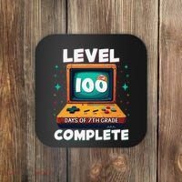 100th Day Of School Level 100 Days Of 7th Grade Complete Coaster thumb 0