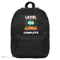 100th Day Of School Level 100 Days Of 7th Grade Complete 16 in Basic Backpack thumb 0